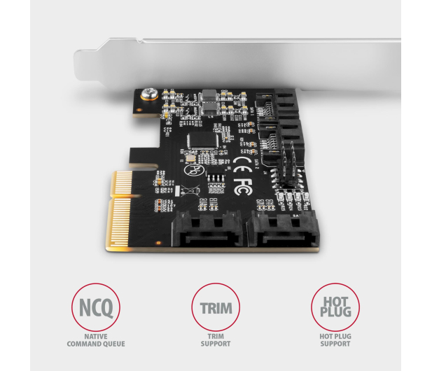 AXAGON Kontroler PCIe 4x wewnętrzny port SATA 6G - 1212043 - zdjęcie 4